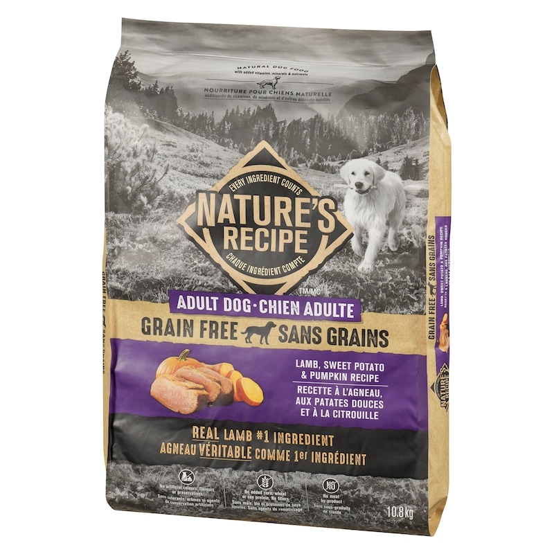 Natural Dog Food Adult Dog Lamb, Sweet Potato & Pumpkin Recipe