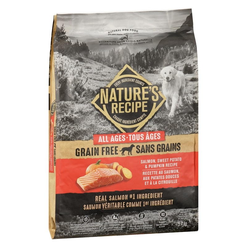 Natural Dog Food All Ages Salmon, Sweet Potato & Pumpkin Recipe