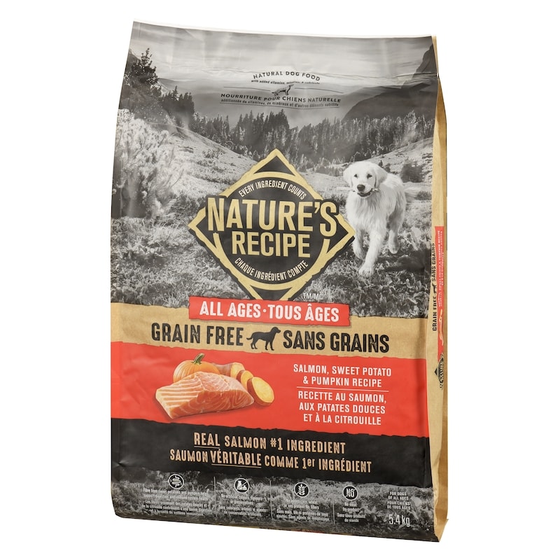 Natural Dog Food All Ages Salmon, Sweet Potato & Pumpkin Recipe