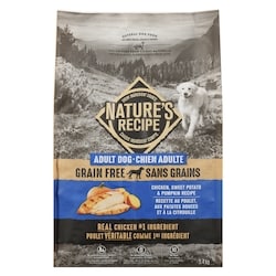 Nature's Recipe Natural Dog Food Adult Dog Chicken, Sweet Potato & Pumpkin Recipe 5.4 kg, $0.85/100g