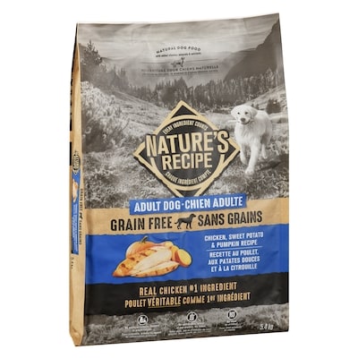 Natural Dog Food Adult Dog Chicken, Sweet Potato & Pumpkin Recipe