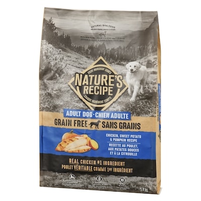 Natural Dog Food Adult Dog Chicken, Sweet Potato & Pumpkin Recipe
