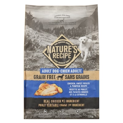 Natural Dog Food Adult Dog Chicken, Sweet Potato & Pumpkin Recipe