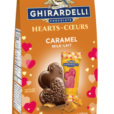 Lindt Caramel Milk Chocolate Hearts Bag 117 g, $11.11/100g
