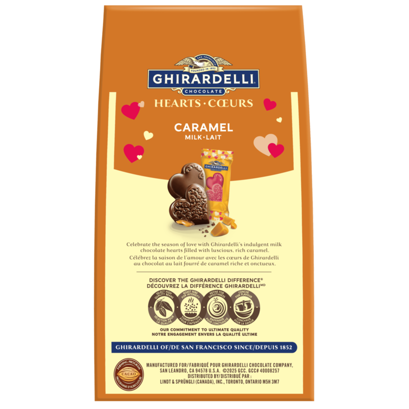 Caramel Milk Chocolate Hearts Bag
