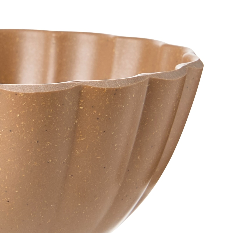 Scalloped Dip Bowl - Mocha