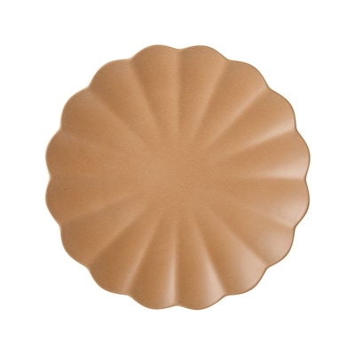 Life at Home Scalloped Dinner Plate - Mocha 1 ea, $7.00/1ea