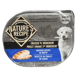 Nature’s Recipe Nourriture pour chiens recette au poulet en sauce 78 g, 2,94 $/100g