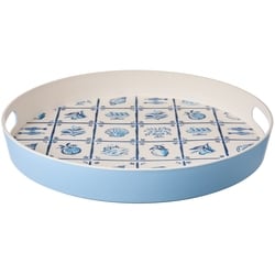 Life at Home Round Serving Tray - Coast Tile 1 ea, $18.00/1ea