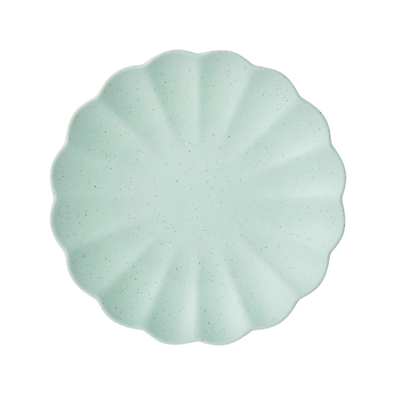 Scalloped Side Plate - Teal