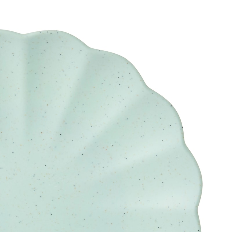 Scalloped Side Plate - Teal