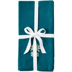 Life at Home Lot de 2 serviettes de table en coton – palmier 1 ea, 12,00 $/1ch