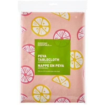 Everyday Essentials Water Resistant Tablecloth 60 in x 84 in - Citrus 1 ea, $7.00/1ea