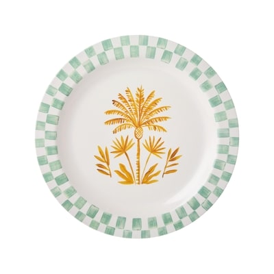Life at Home Plat de service rond à motif tropical 1 ea, 15,00 $/1ch