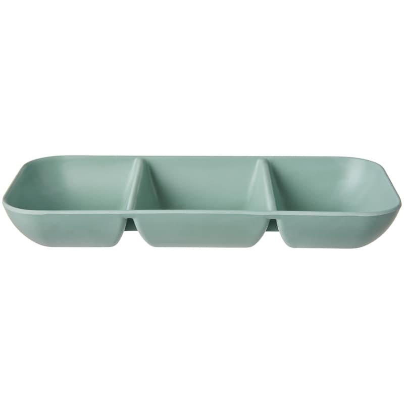 3 Divided Snack Platter - Teal