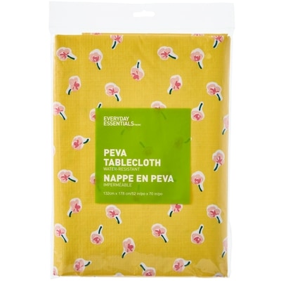 Everyday Essentials Water Resistant Tablecloth 52 in x 70 in - Floral 1 ea, $7.00/1ea