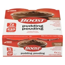 Nestle Health Science Boost Pudding, Chocolate 4x142.0 g, $2.55/100g