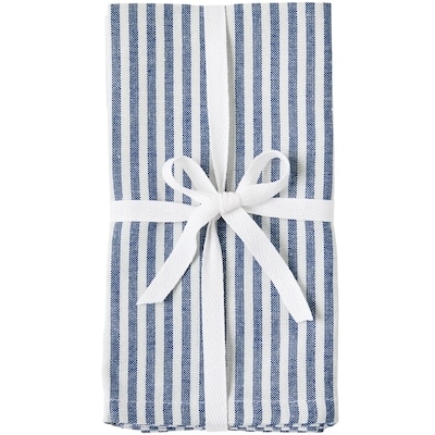 Life at Home Lot de 2 serviettes de table en coton – motif côtier 1 ea, 12,00 $/1ch