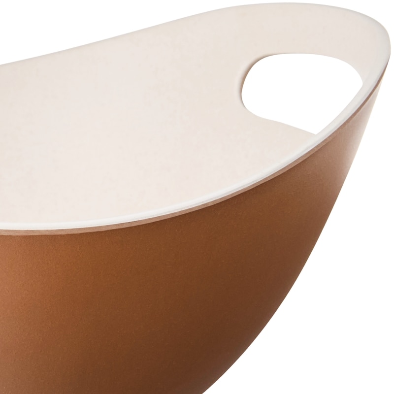 2 Tone Serving Bowl - Mocha