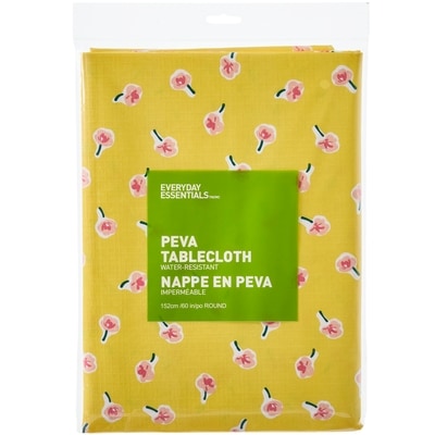 Everyday Essentials Round Water Resistant Tablecloth 60 in - Floral 1 ea, $7.00/1ea
