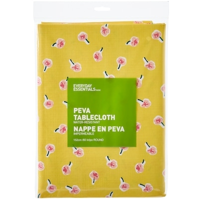 Everyday Essentials Nappe imperméable ronde 60 po – motif floral 1 ea, 7,00 $/1ch