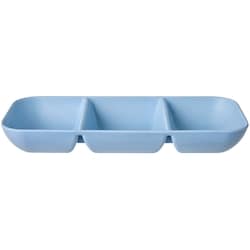Life at Home Plateau à collations compartimenté à 3 sections – bleu côtier 1 ea, 6,00 $/1ch