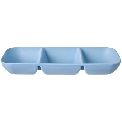 Life at Home Plateau à collations compartimenté à 3 sections – bleu côtier 1 ea, 6,00 $/1ch