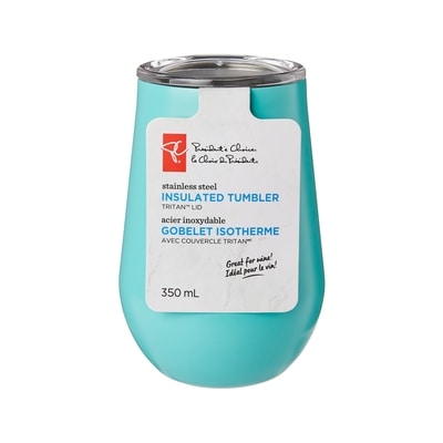 President's Choice Stainless Steel Insulated Tumbler - Teal 1 ea, $10.00/1ea
