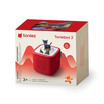 Tonies PAW Patrol Toniebox 2 Starter Set - Sunset Red (Bilingual English and French) 1 ea, $140.00/1ea