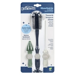 Dr. Brown Trousse de brosses en silicone 1 ea, 24,99 $/1ch