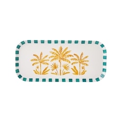 Life at Home Plat de service oblong à motif tropical 1 ea, 12,00 $/1ch