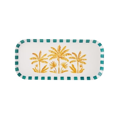 Life at Home Plat de service oblong à motif tropical 1 ea, 12,00 $/1ch