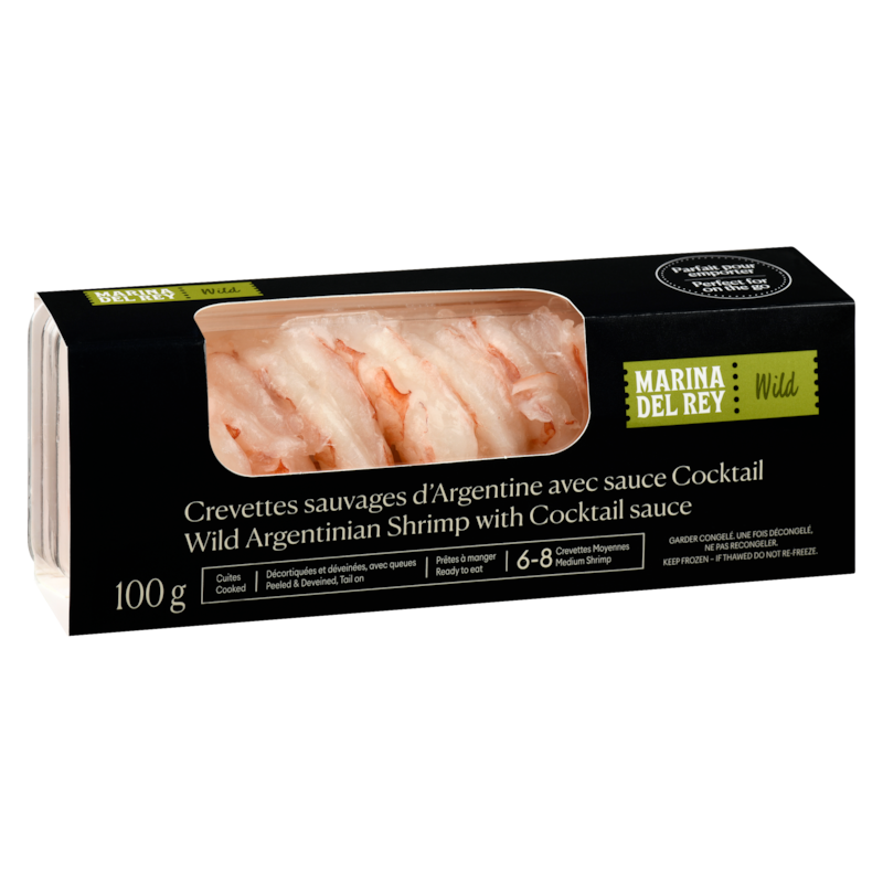 Wild Argentinian Shrimp With Cocktail Sauce