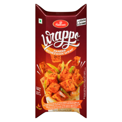 Haldiram Paneer Wrap, Schezwan 156 g, $2.04/100g