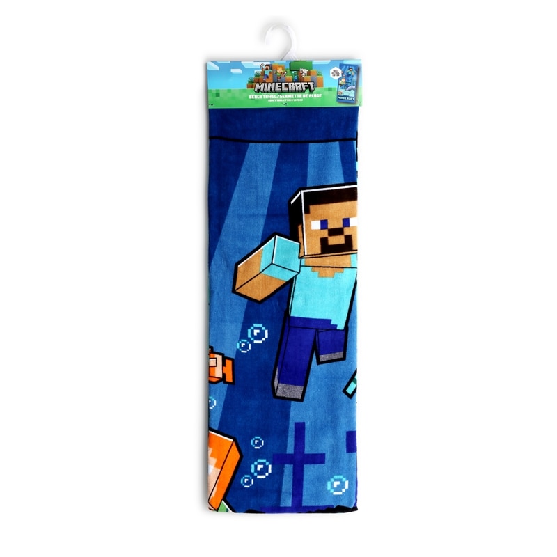 Minecraft Beach Towel