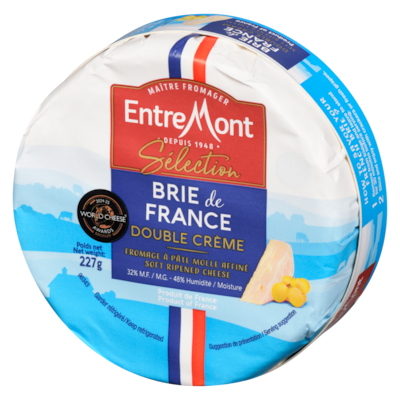 Fromage à pâte molle affiné brie de france double crème 32% m.g.