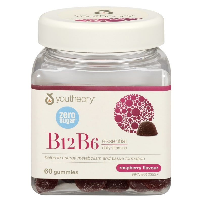 B12b6 Essential Daily Vitamins Raspberry Flavour