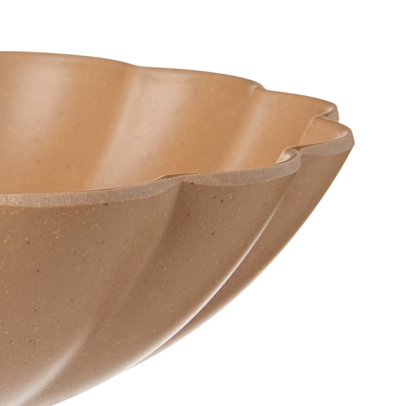 Scalloped Bowl - Mocha