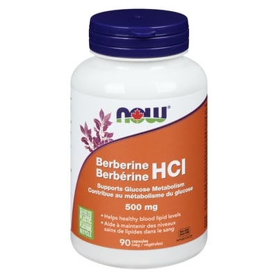 Now Berberine Hcl 500 Mg 90 ea, $0.56/1ea