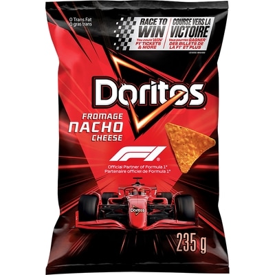 Doritos Nacho Cheese Flavoured Tortilla Chips 235 g, $1.91/100g
