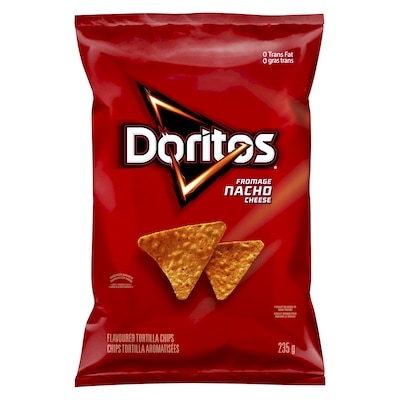 Doritos Fromage Nacho Chips tortilla  235 g, 2,34 $/100g
