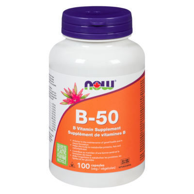 Now B Vitamin Supplement B-50 100 ea, $0.30/1ea
