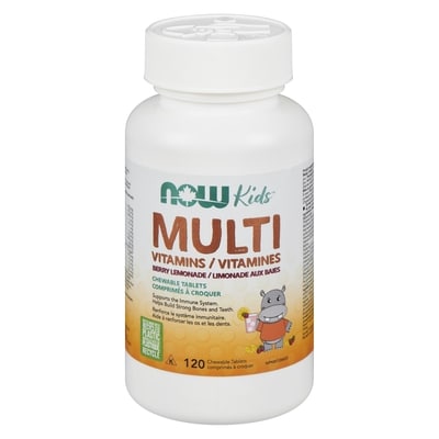 Now Foods Chewable Tablets Multi Vitamins Berry Lemonade 120 ea, $0.32/1ea