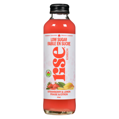 Rise Kombucha Kombucha Strawberry & Lemon Organic 414 ml, $1.08/100ml