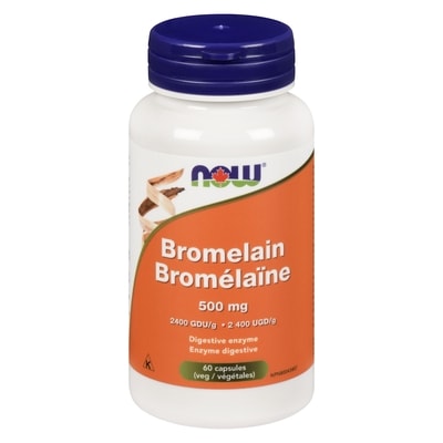 Now Bromelain 500 Mg 2400 Gdu/G 60 ea, $0.58/1ea