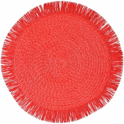 Everyday Essentials Round Placemat - Red 1 ea, $4.00/1ea