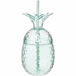 Life at Home Pineapple To Go Cup - Teal 1 ea, $8.00/1ea