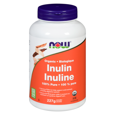 Now Inulin Powder Organic 227 g, $13.21/100g