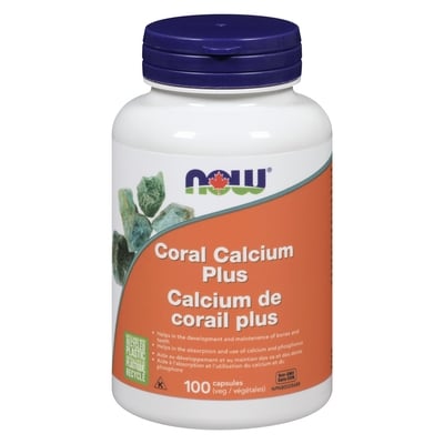 Now Coral Calcium Plus 100 ea, $0.33/1ea