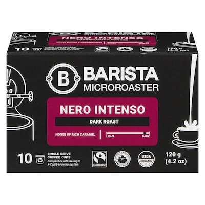 Barista Prima Single Serve Coffee Cups Nero Intenso Dark Roast 120 g, $11.66/100g